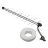 ANTENA TV EXTERNA HDTV 28 C/ KIT INSTALACAO - ARTMATIC