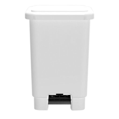 LIXEIRA 100L C/ PEDAL BRANCA