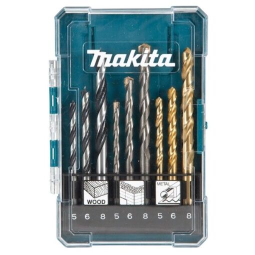 JOGO BROCA ACO/ALVENARIA/CONCRETO 9 PCS D-71962 - MAKITA