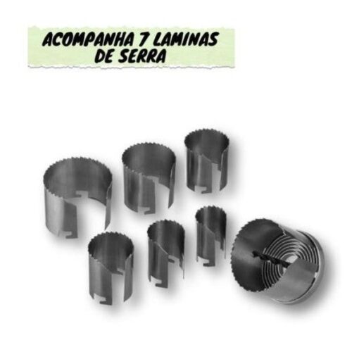 JOGO SERRA COPO 7 PCS 26-63MM LONGA 12413 - RAYCO