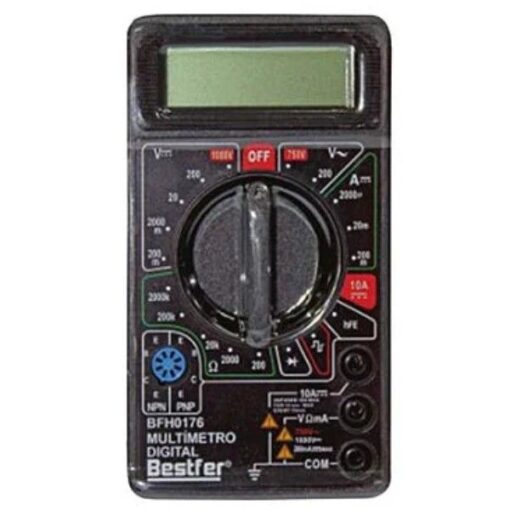 MULTIMETRO DIGITAL BFH0176 - BESTFER