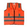 COLETE REFLETIVO LARANJA 2 BOLSOS TAM G