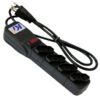 FILTRO LINHA 2P+T 4 ENTRADAS 10A PRETO - KF