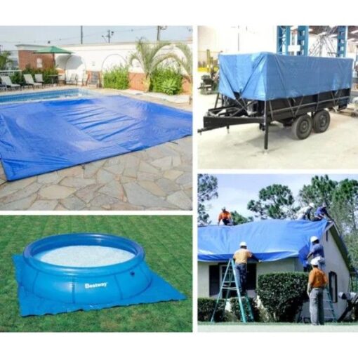LONA CARRETEIRO POLIETILENO 2X2 AZUL - RAYCO
