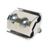 UNIAO ALUMINIO BIMETAL 2 PARAFUSOS 10MM