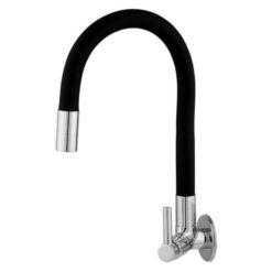 TORNEIRA PIA MOVEL FLEXIVEL PRETA 1868 C62 RAINHA