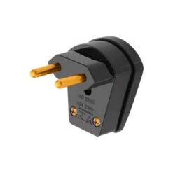 PLUG MACHO SOBREPOR PRETO 2P 10A 1461 - FAME