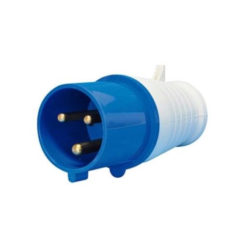 PLUG INDUSTRIAL MACHO 2P+T 32A 220V - LUKMA