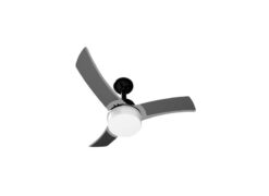VENTILADOR TETO SATURNO BRIOS PRETO 3 PAS GRAFITE/PRATA 127V 130W ARGE