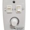 CHAVE VENTILADOR TETO DIMER ROTATIVO COM OFF 291 BRANCO