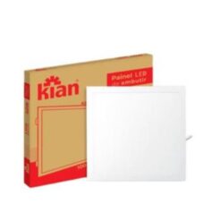 PAINEL LED EMBUTIR QUADRADO BRANCO 40W - KIAN