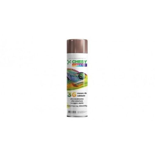 TINTA SPRAY METALICA ROSE GOLD 400ML CHESY