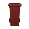 CONTENTOR LIXO 120 LTS MARROM