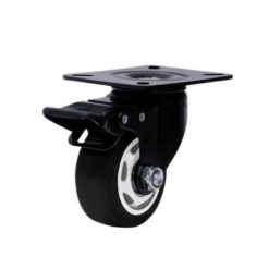 RODIZIO GIRATORIO BASE PLANA 3" 75MM C/ FREIO 312 (8072) - COLSON