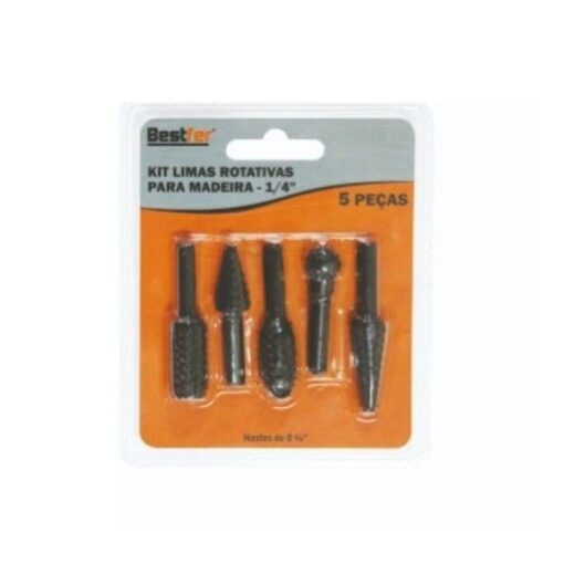 KIT LIMAS ROTATIVAS 5 PCS 1/4 BFH2338 - BESTFER