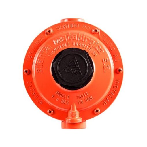 REGULADOR GAS 12KG 76511-01 LARANJA - ALIANCA