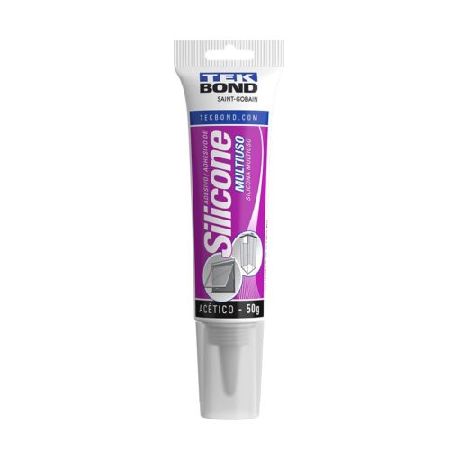 SILICONE ACETICO TRANSPARENTE MULTIUSO 50GR - TEKBOND