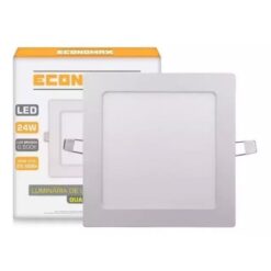 PAINEL LED EMBUTIR QUADRADO BRANCO 24W - ECONOMAX