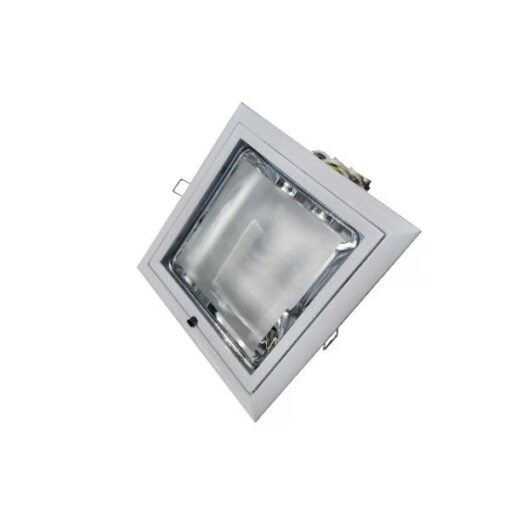 SPOT EMBUTIR 2 LAMPADAS QUADRADO ALUMINIO 5040 BLUMENAU