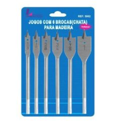 JOGO BROCA CHATA 6 PCS 3/8-1 5962 - LOTUS