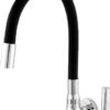 TORNEIRA PAREDE MOVEL FLEXIVEL PRETA 2064 C60 HIGO