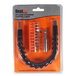 JOGO BITS + CABO EXTENSOR FLEXIVEL 12PCS BFH2774 BESTFER