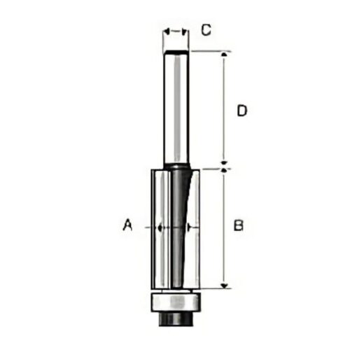 FRESA TRIPLA COM ROLAMENTO - MAKITA