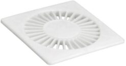 GRELHA QUADRADA RALO 100MM PLASTUBOS