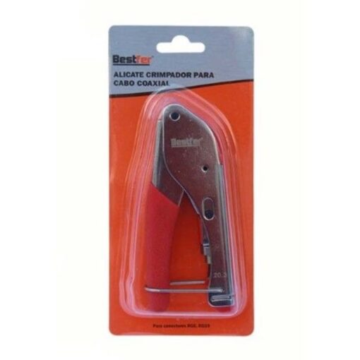 ALICATE CRIMPADOR RG6/RG59 - BESTFER