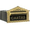 CAIXA CORREIO COLONIAL OURO 15X25 MURO