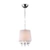 PENDENTE CUPULA PVC 1 LAMP BRANCO E27 BIV SP1722PDBC LLUM