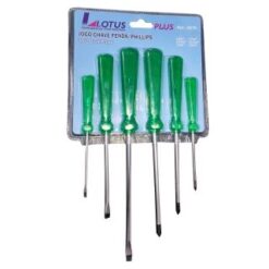 JOGO CHAVE FENDA/PHILIPS 6 PCS 2666 - LOTUS