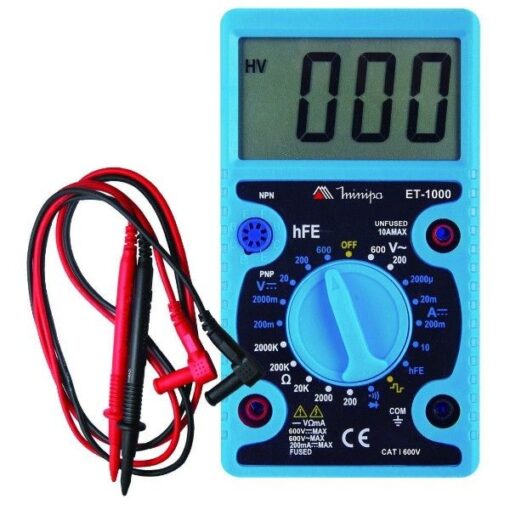 MULTIMETRO DIGITAL ET-1000 - MINIPA