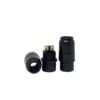 BOCAL PLASTICO E14 PARAFUSO PRETO 1027