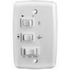 CHAVE VENTILADOR TETO CV REV 1 LAMPADA BRANCO C/CAPACITOR 4+6UF 107