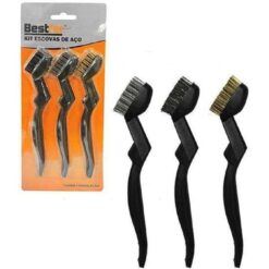 JOGO ESCOVA ACO 3 PCS BFH1834 - BESTFER