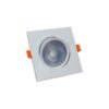 SPOT LED AMARELO QUADRADO EMBUTIR 7W 3000K BIVOLT YQ093073BCDEA LLUM
