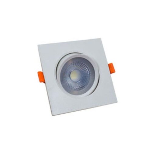 SPOT LED AMARELO QUADRADO EMBUTIR 7W 3000K BIVOLT YQ093073BCDEA LLUM