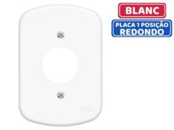PLACA 4X2 TOMADA REDONDA 840 - FAME
