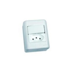 INTERRUPTOR 1 SECAO TOMADA 2P+T 20A SISTEMA X 3281/15 - PERLEX
