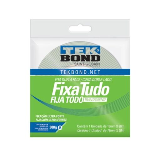 FITA DUPLA FACE ACRILICA 19MMX2,0M - TEKBOND