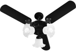 VENTILADOR TETO NEW BETA 3120 PRETO 127V VENTIDELTA