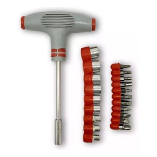 JOGO CHAVE TIPO T SOQUETES/BITS - BESTFER