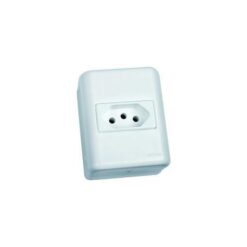 TOMADA 2P+T 10A SISTEMA X BRANCA 3211 PERLEX