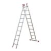 ESCADA EXTENSIVEL ALUMINIO 2X10 - BOTAFOGO