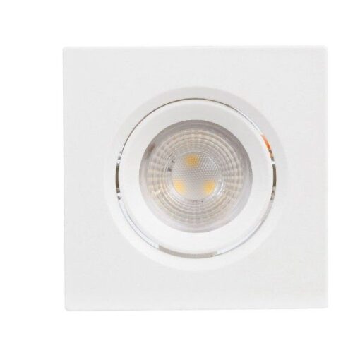 SPOT LED AMARELO QUADRADO EMBUTIR 3W 3000K BIVOLT YQ093033BCDEA LLUM