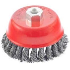 ESCOVA ACO COPO TORCIDA 4" M14 - WORKER