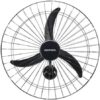 VENTILADOR PAREDE PRETO 60CM 147W 127V NEW - VENTISOL