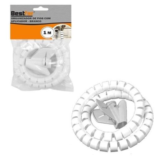 PROTETOR CABO ESPIRAL 20MM 1M BRANCO BFH1755 - BESTFER