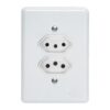 TOMADA DUPLA 10A/20A 3P PUMALUX 2311/15 PERLEX